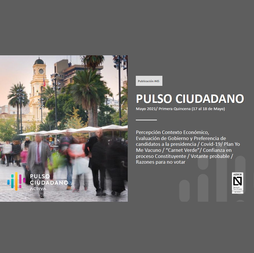 Pulso Ciudadano – mayo 2021/ Primera Quincena (17 al 18 de Mayo)