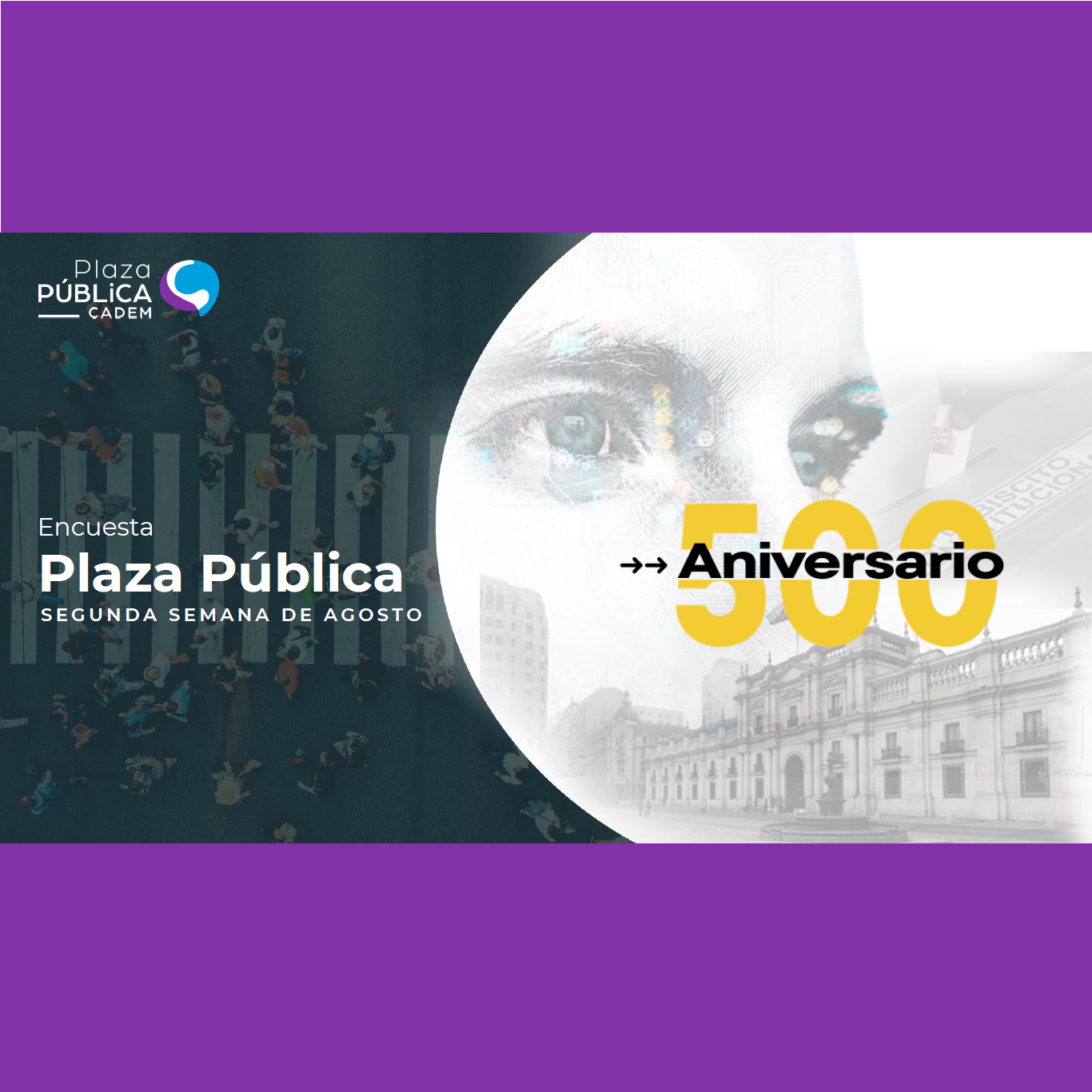 Estudio: Encuesta Plaza Pública – 2da semana de agosto