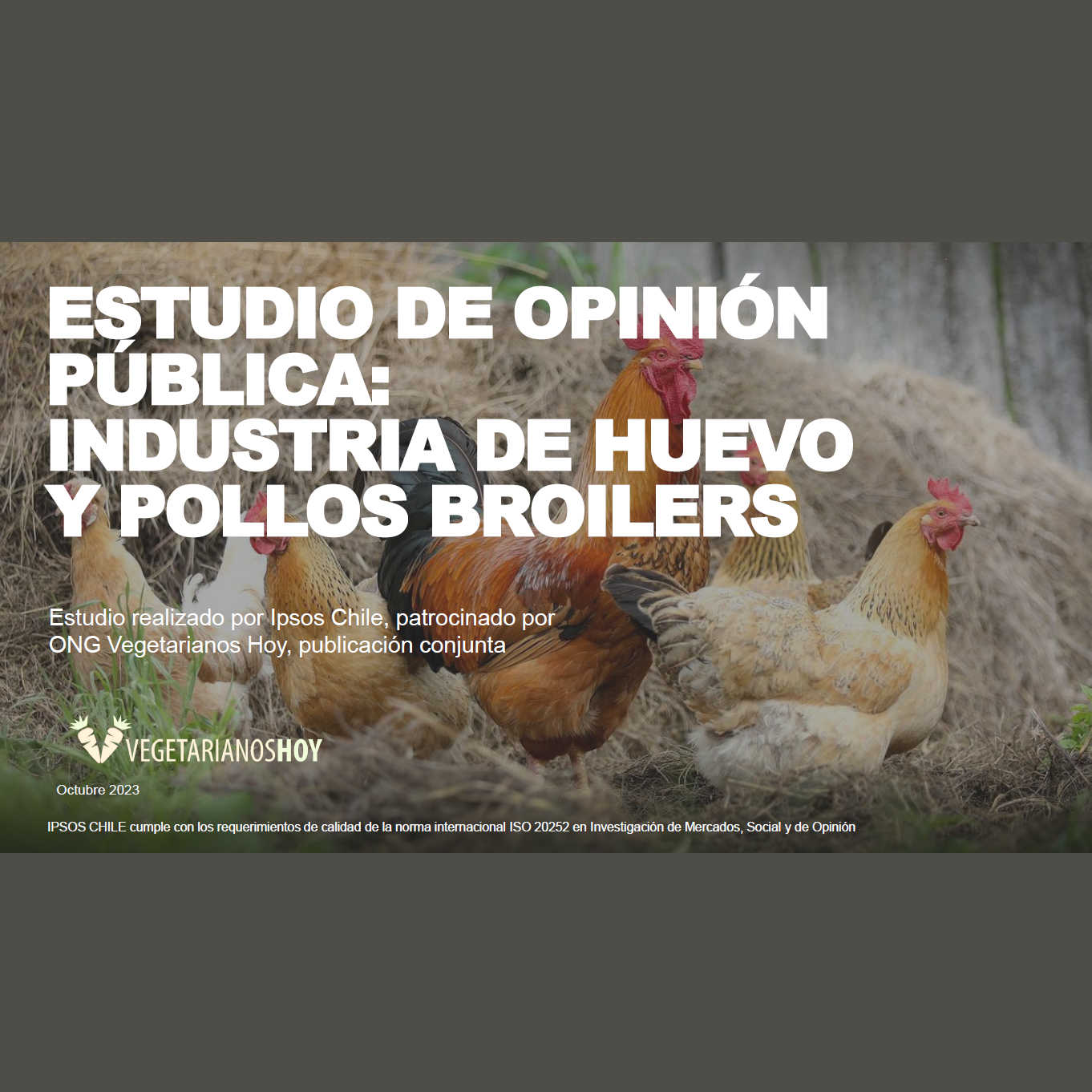 Estudio: Estudio de opinión pública – Industria de huevo y pollos Broilers