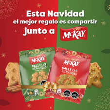 Imagen de la Nota: Mckay presenta su nueva variedad de galletas de Navidad sabor canela